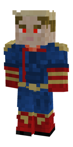 Blue skin: body, front render