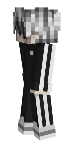 Black skin: body, left side render