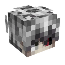 Black skin: head render