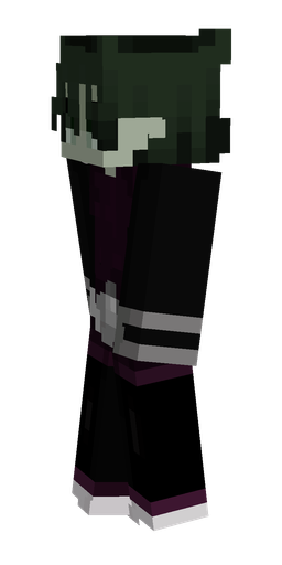 Black skin: body, left side render