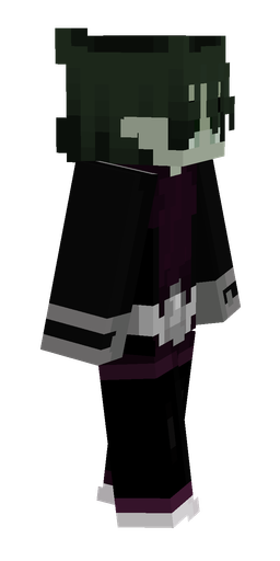 Black skin: body, right side render