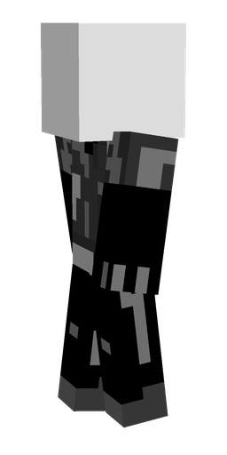 Black skin: body, left side render