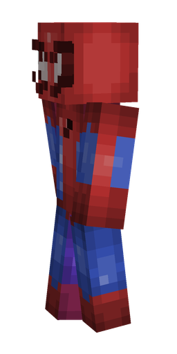 Blue skin: body, left side render