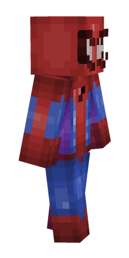 Blue skin: body, right side render