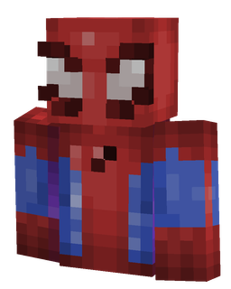 Blue skin: bust render