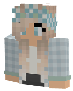 Blue skin: bust render