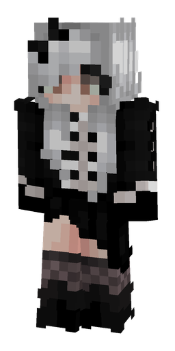 Black skin: body, front render