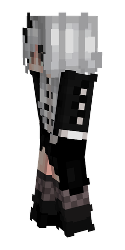 Black skin: body, left side render