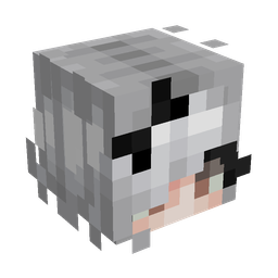Black skin: head render