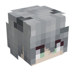 Black skin: head render