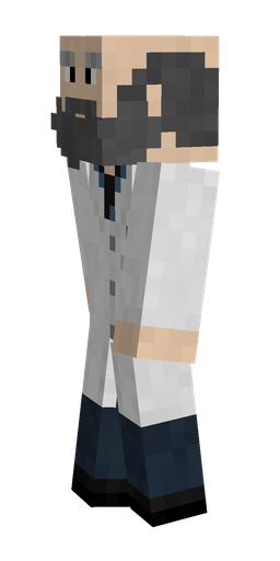 Black skin: body, left side render