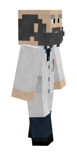 Black skin: body, right side render