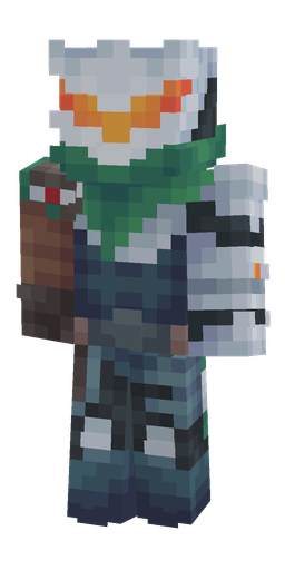 Black skin: body, front render