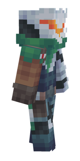 Black skin: body, right side render