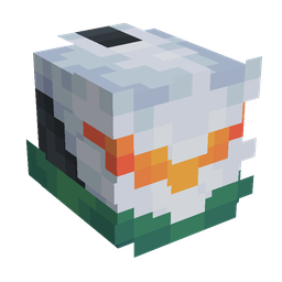 Black skin: head render