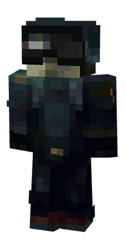 Black skin: body, front render