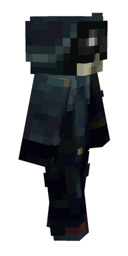 Black skin: body, right side render