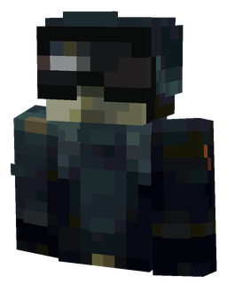 Black skin: bust render