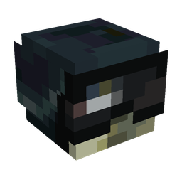 Black skin: head render