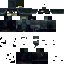 Black skin: raw texture render