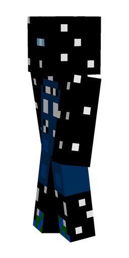 Black skin: body, left side render