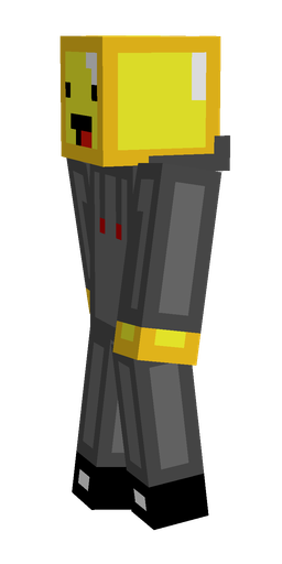 Black skin: body, left side render