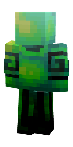 Black skin: body, back render