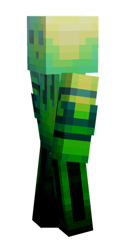 Black skin: body, left side render