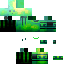 Black skin: raw texture render