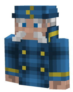 Blue skin: bust render