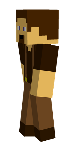 Black skin: body, left side render
