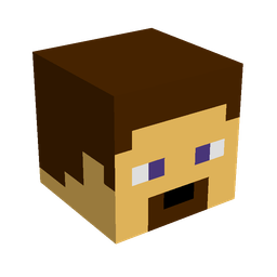 Black skin: head render