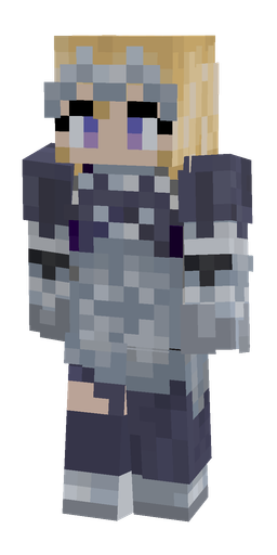 Blue skin: body, front render