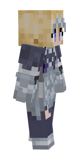 Blue skin: body, right side render