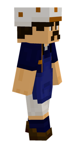 Black skin: body, right side render