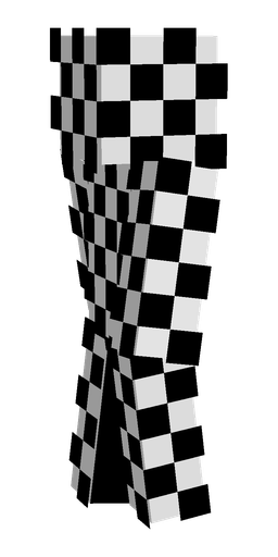 Black skin: body, left side render