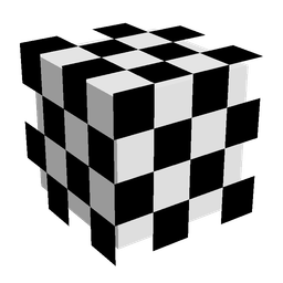 Black skin: head render