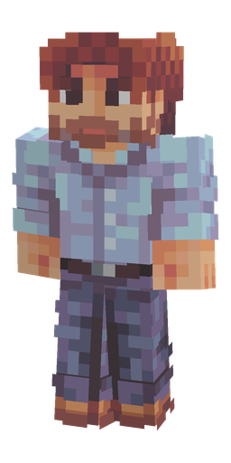 Blue skin: body, front render