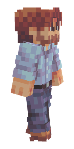 Blue skin: body, right side render