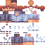 Blue skin: raw texture render