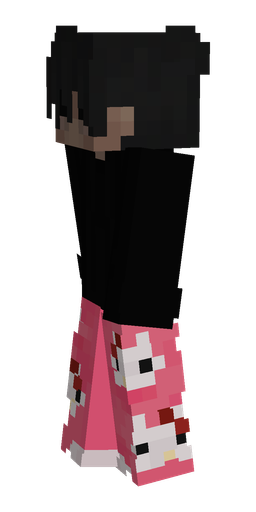 Black skin: body, left side render