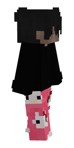 Black skin: body, right side render