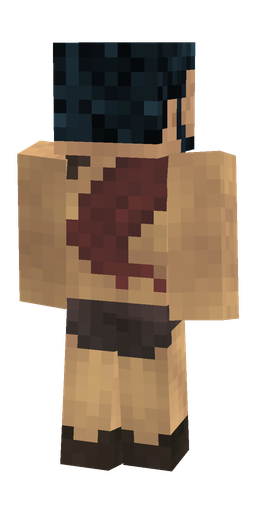 Classic skin: body, back render