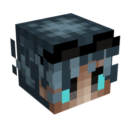 Black skin: head render