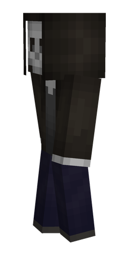 Black skin: body, left side render