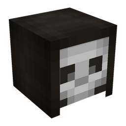 Black skin: head render