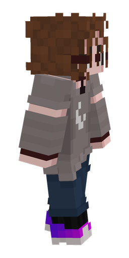 Blue skin: body, right side render
