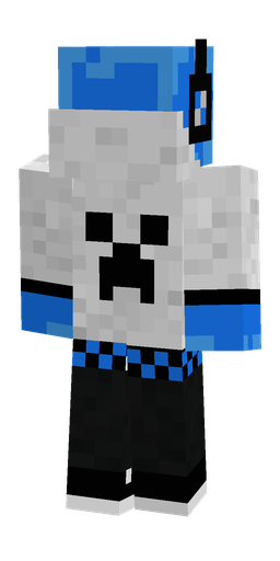 Black skin: body, back render
