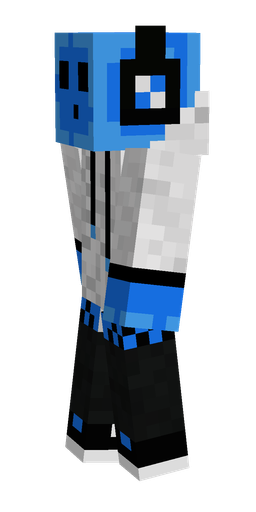 Black skin: body, left side render