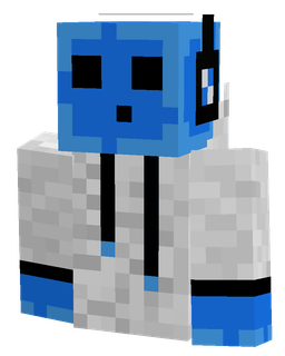 Black skin: bust render